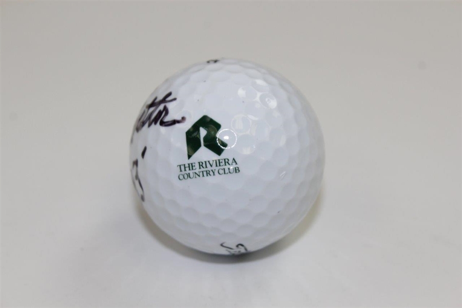 Hal Sutton Signed The Riviera Country Club Logo Golf Ball with '1983' Notation JSA ALOA