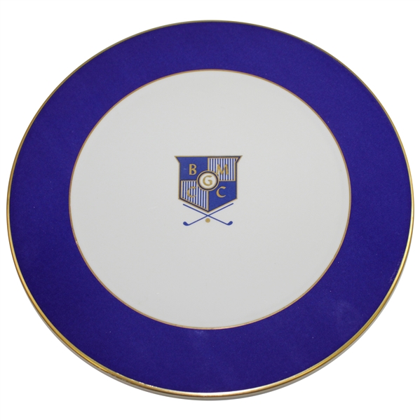 Blue Mound Golf & Country Club China Dinner Plate - 1933 PGA Host