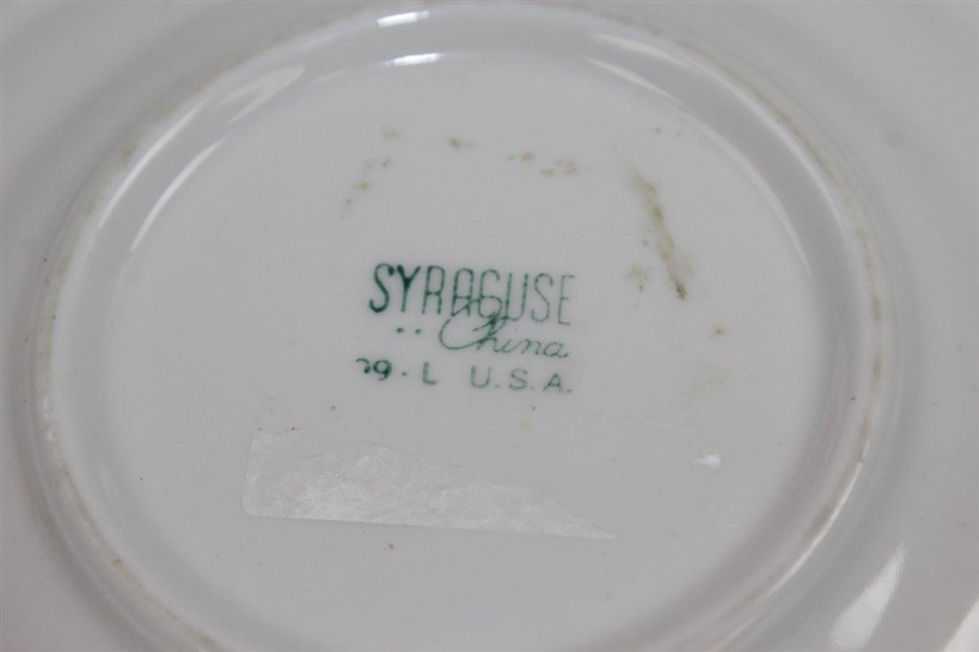 Circa 1970 The Olympic Club Syracuse China Plate - 6 1/2 Diameter