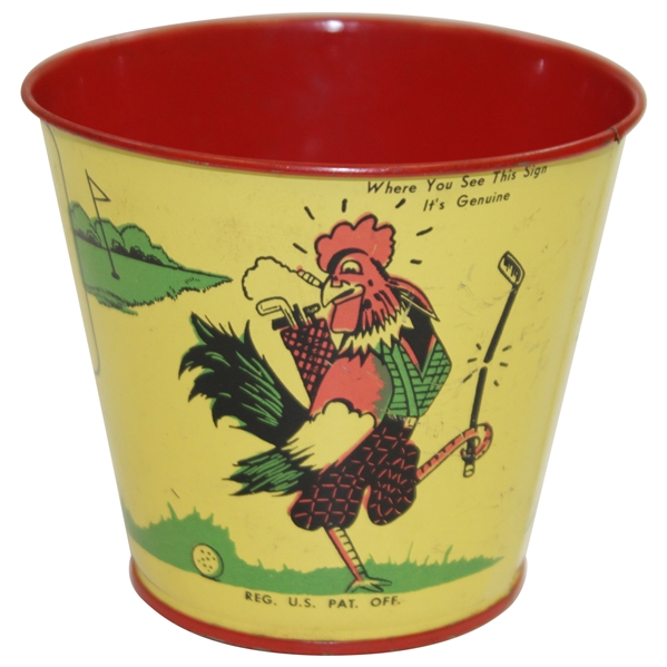 Classic 'Chicken in the Rough' Vibrant Color Golf Themed Bucket - Founded in Oklahoma 1936