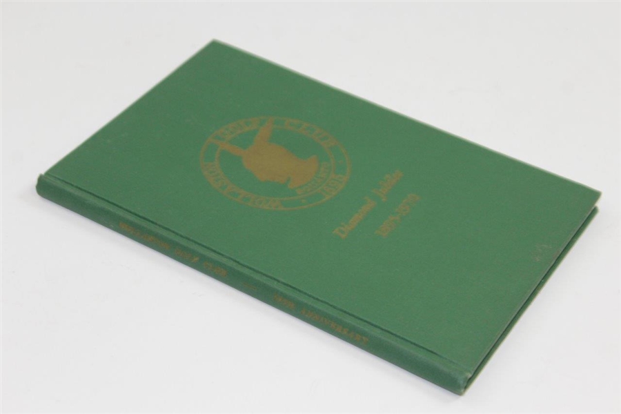 1895-1970 Wollaston Golf Club Diamond Jubilee Golf Club History Book