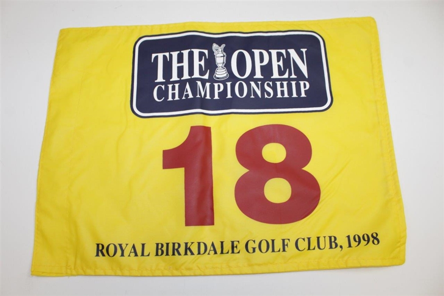 Four The OPEN Championship Screen Flags - 1996, 1997, 1998, & 1999