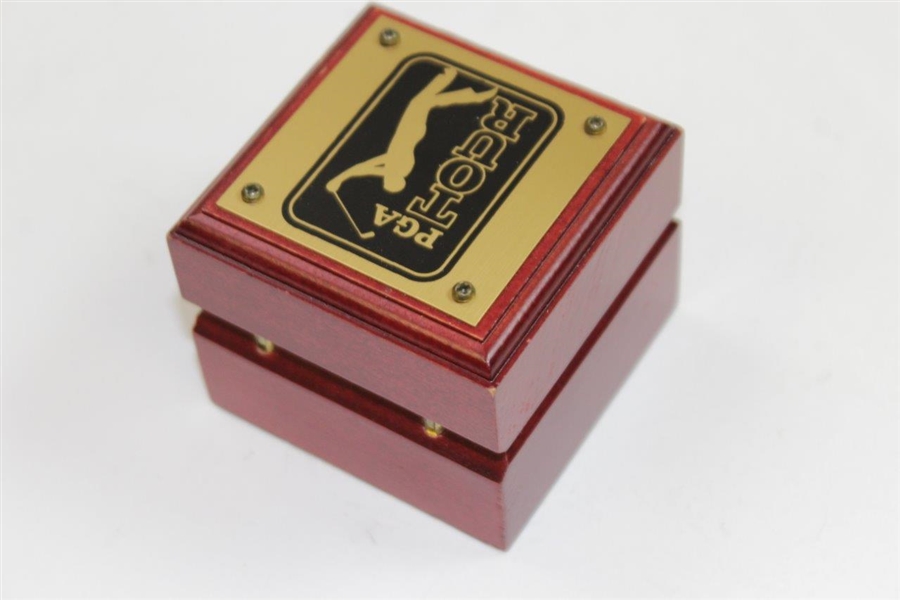 PGA Tour Wooden Single Golf Ball Box