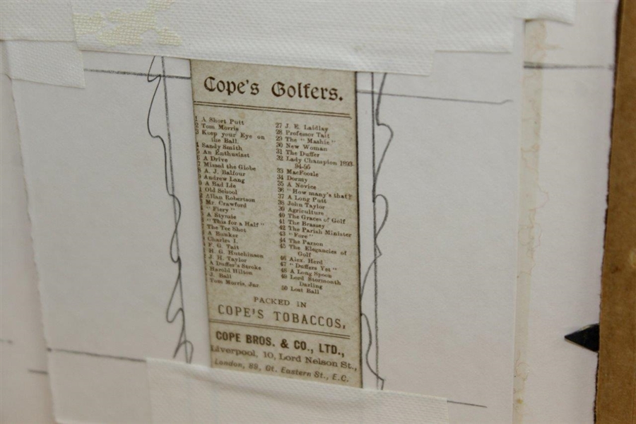 George Pipeshanks Original Artwork for Cope's 'A Duffers Stroke' Card #23 - Framed