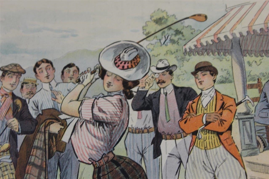 Some Difference & The Triumph of the Athletic Girl Puck Color Cartoons - 1901
