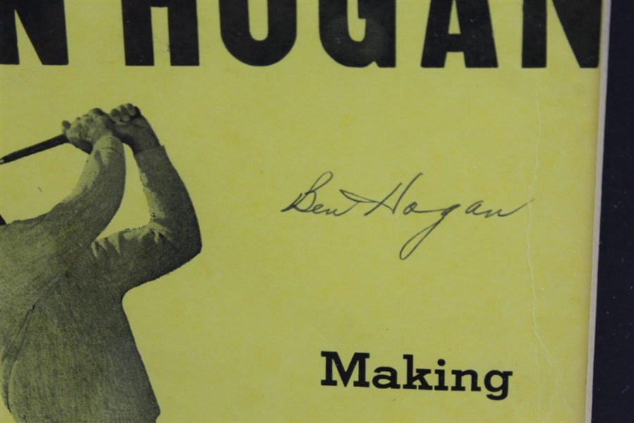 Ben Hogan Signed Ben Hogan World's Greatest Golfer' Making Midwest Appearance Poster JSA ALOA