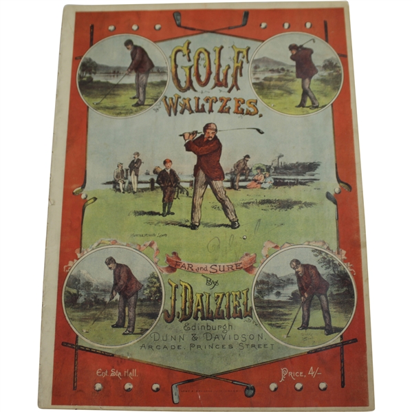 Vintage Golf Waltzes Sheet Music 'Far & Sure' by J. Dalziel - Edinburgh Dunn & Davidson
