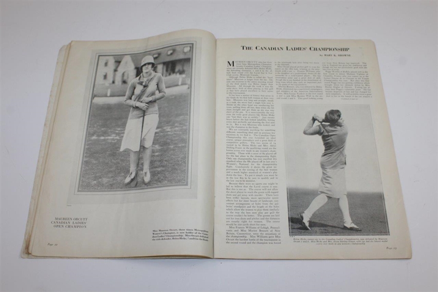 1930 Golfers Magazine with Bobby Jones Grand Slam Content - October