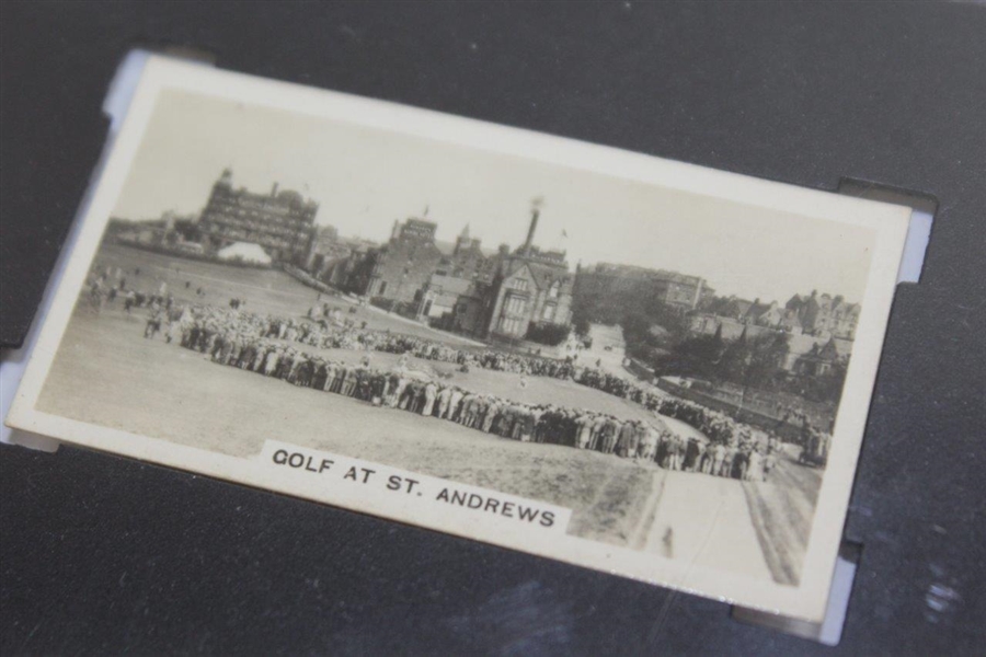 1932 W.D. & H.O. Wills Bobby Jones At The Road Hole St Andrews Cigarette Card #16 SG.LLC 8061774-021