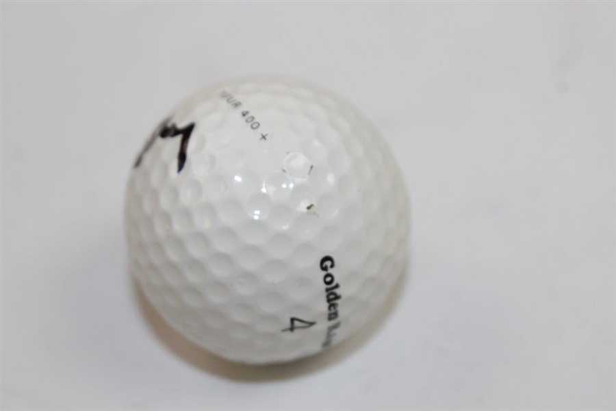 Bob Tway Signed 1986 PGA Championship Practice Ball Logo Golf Ball JSA ALOA