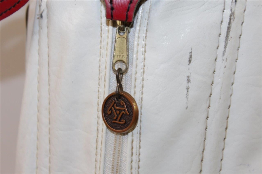 Lot Detail - Vintage Red/White Titleist Golf Bag