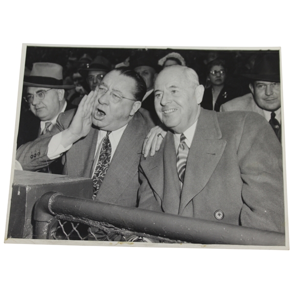 Walter Hagen's Personal 'Photo by Horton' Yelling Photo with Friend
