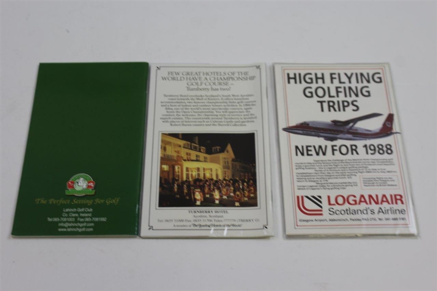 Seventeen Famous Golf Courses of Ireland Course Guide Booklets (17)