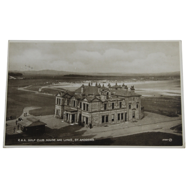 Vintage R&A Golf Club House & Links, St. Andrews Fletcher & Son Postcard