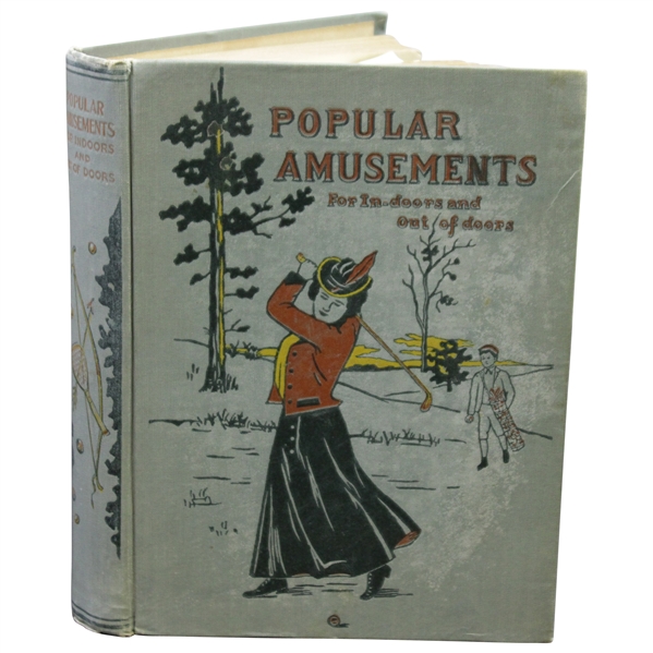 1902 'Popular Amusement for In and Out of Doors' Book by Nelle M. Mustain