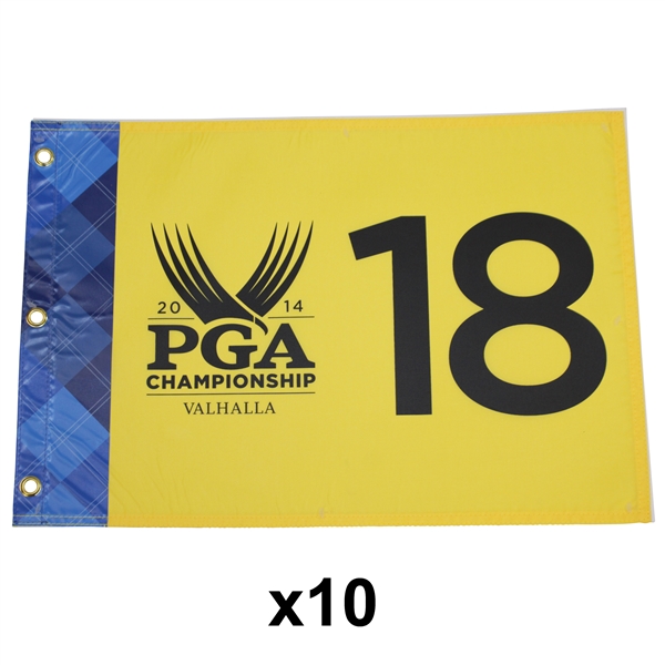 Ten 2014 PGA Championship at Valhalla Yellow Screen Flags (10)