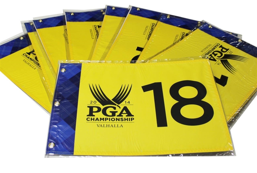 Ten 2014 PGA Championship at Valhalla Yellow Screen Flags (10)