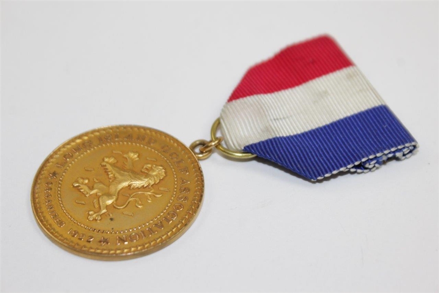 1947 Long Island Golf Assoc. First Place Veteran Rehabilitation Fund Medal with Bar & Ribbon