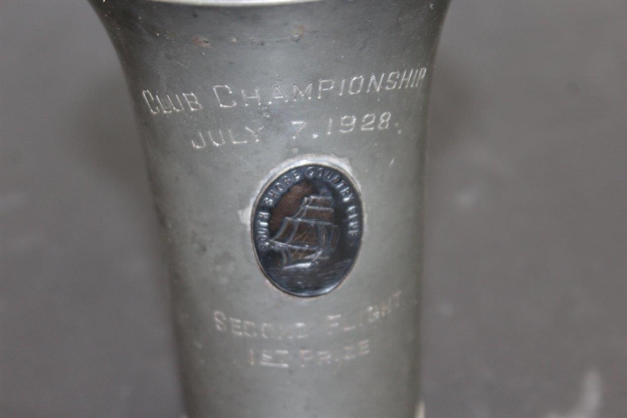 1928 South Shore Country Club Second Flight First Price Flared Cup - July 7, 1928