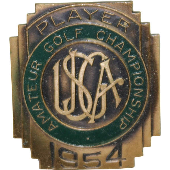 1954 US Amateur at Country Club of Detroit Contestant Badge - Arnold Palmer Winner