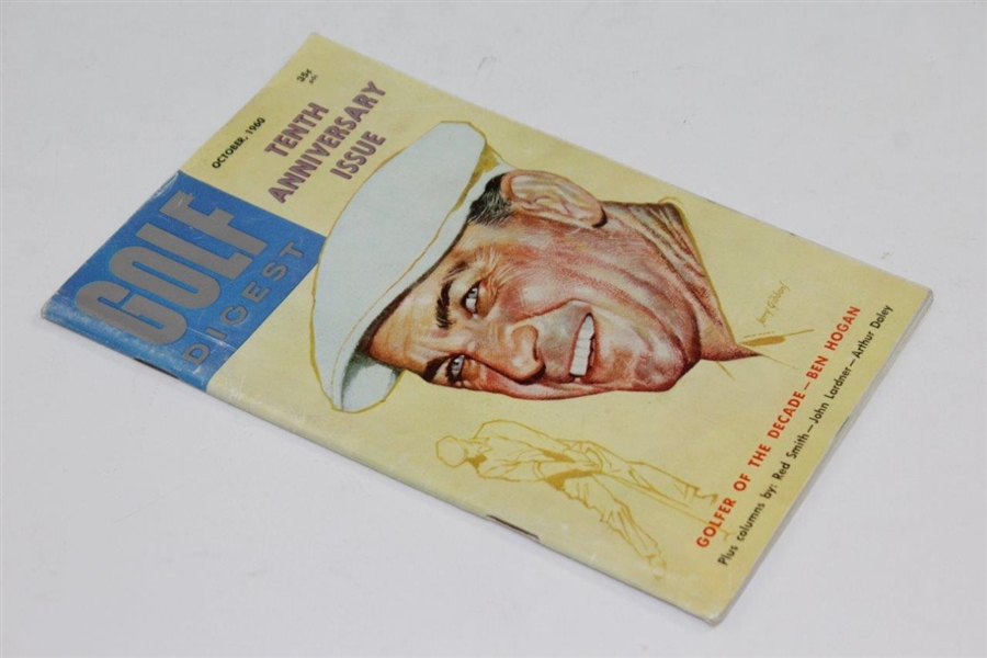 1960 Golf Digest 'Golfer of the Decade - Ben Hogan' 10th Anniversary Issue - October