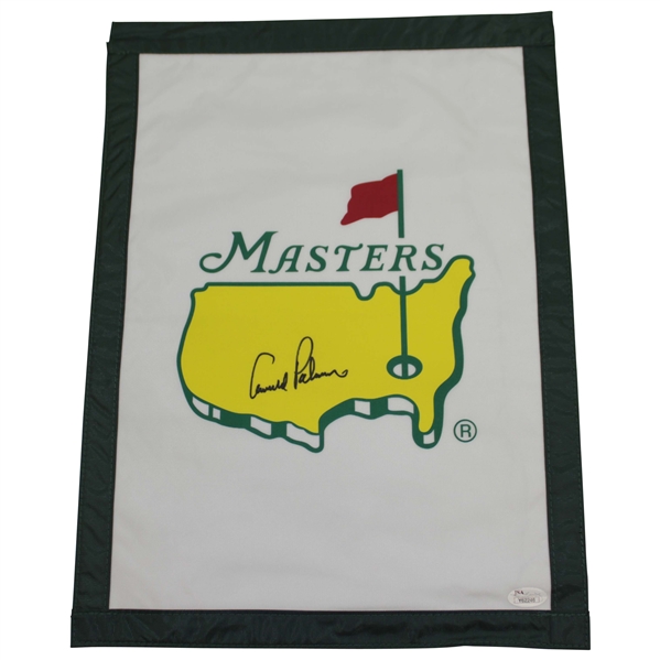 Arnold Palmer Signed Masters Tournament Undated Garden Flag JSA #Y62246