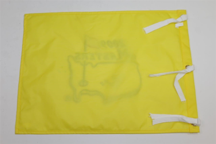 Jack Burke Signed 2009 Masters Embroidered Flag with '56' JSA #P94959