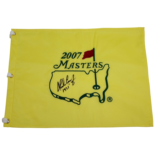Charles Coody Signed 2007 Masters Embroidered Flag with '1971' JSA ALOA