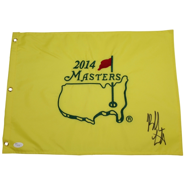 Bubba Watson Signed 2014 Masters Embroidered Flag JSA #V87390