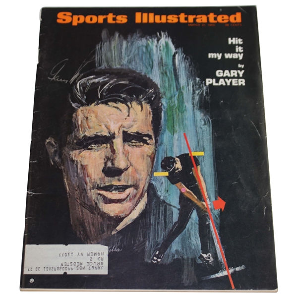 Gary Player Signed 1966 Sports Illustrated 'Hit It My Way' Magazine JSA ALOA