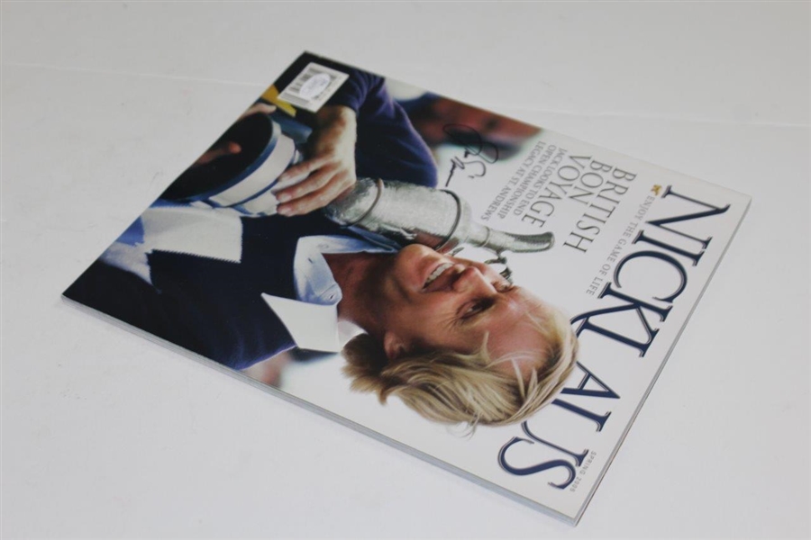 Jack Nicklaus Signed 2005 'Nicklaus: British Bon Voyage' Magazine JSA #Q49754