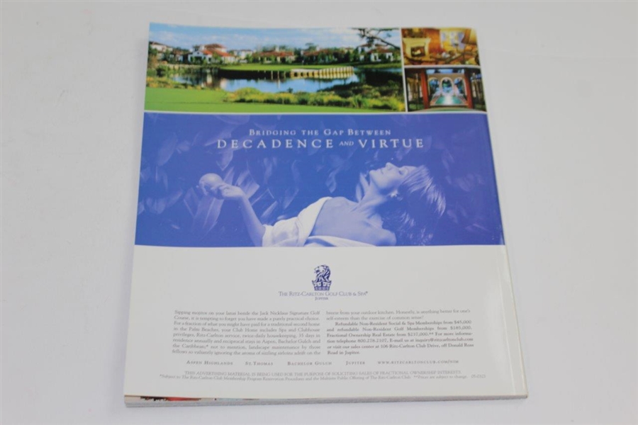 Jack Nicklaus Signed 2005 'Nicklaus: British Bon Voyage' Magazine JSA #Q49754