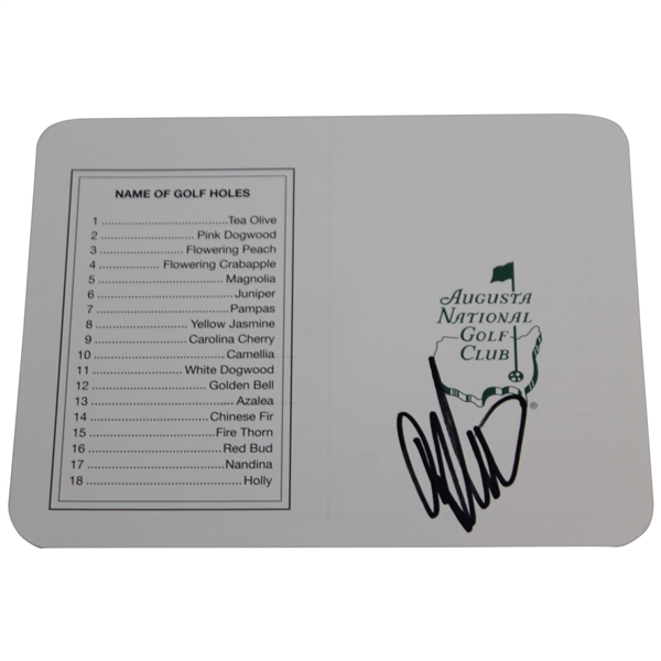 Craig Stadler Signed Augusta National Golf Club Scorecard JSA ALOA
