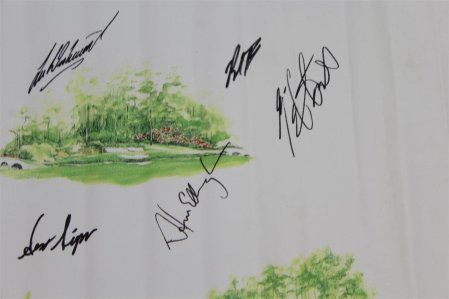 Major Champions, Masters Winners, & PGA All-Stars Signed Amen Corner Canvas Print JSA ALOA