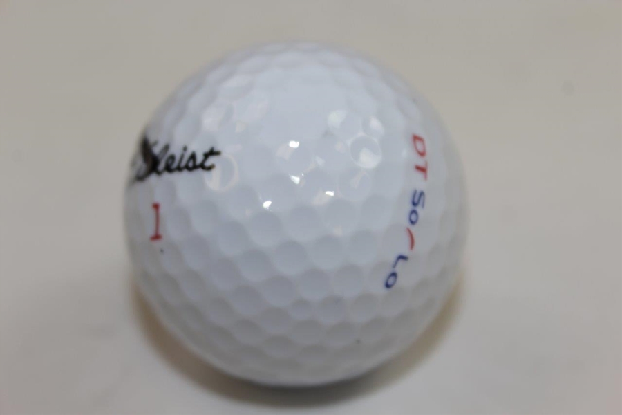 Jack Nicklaus Signed Titleist 1 Masters Logo Golf Ball JSA ALOA