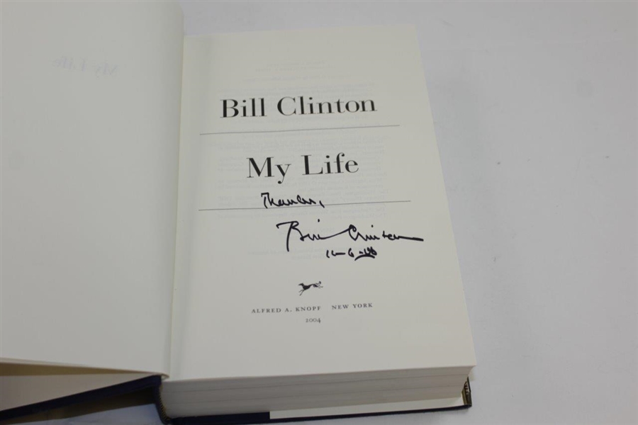 Bill Clinton Signed 2004 'My Life' Book JSA #L17231