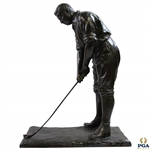 Large Walter Hagen Bronze Statue at Address - 23" Tall & Weighs 50lbs! -  Excellent Condition