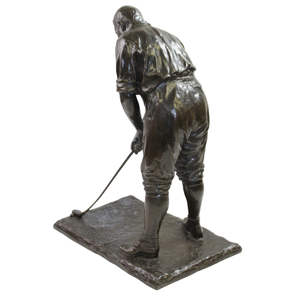 Large Walter Hagen Bronze Statue at Address - 23 Tall & Weighs 50lbs! -  Excellent Condition