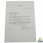 Francis Ouimet Signed 1966 Letter to Col. Otto Probst Thanking for HoF Induction Notice JSA ALOA