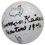 Herman Keiser Signed Classic Masters Logo Golf Ball with Masters 1946 JSA FULL #BB50948