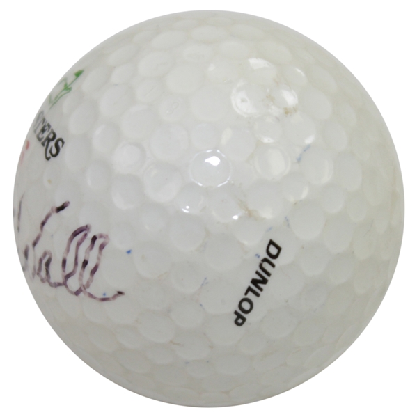 Art Wall Signed Classic Masters Tournament Logo Golf Ball JSA ALOA