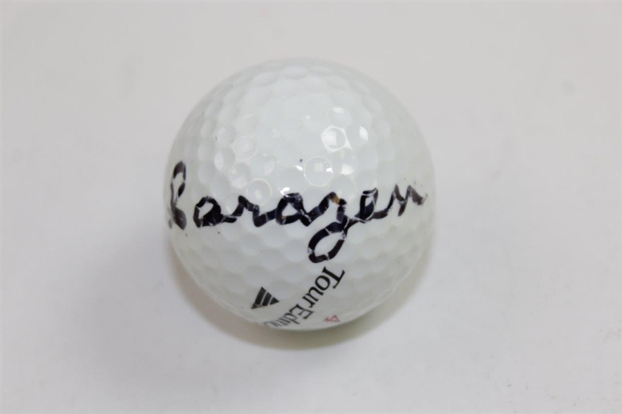 Gene Sarazen Signed Masters Tournament Logo Golf Ball JSA ALOA