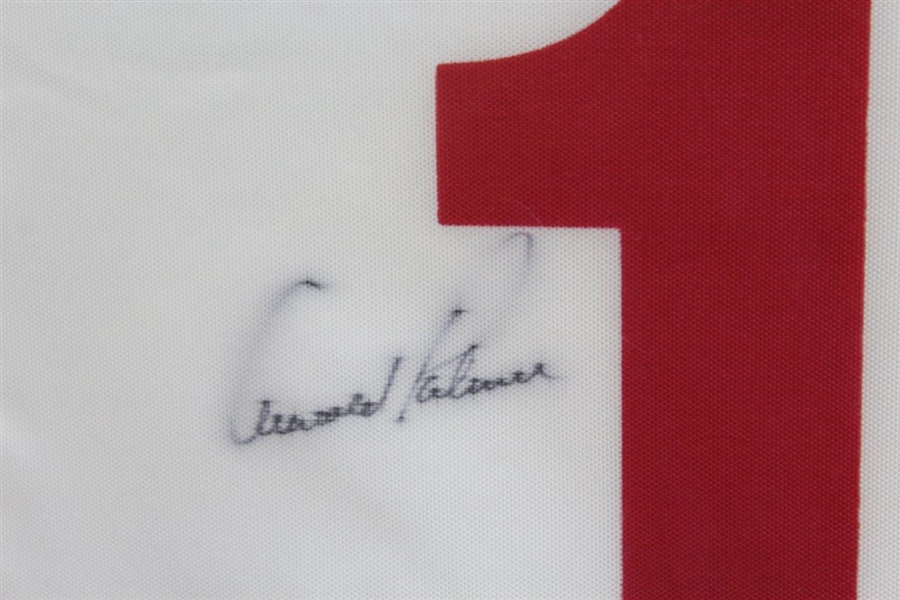 Arnold Palmer Signed Ltd Ed 'Palmer's Farewell to the Open' 1995 St. Andrews Flag JSA ALOA