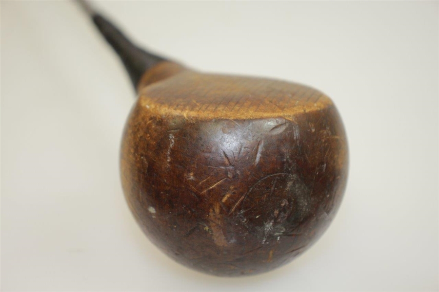 Circa 1930 Center Shafted Ball Shaped Driver with Steel Shaft - 42 1/4
