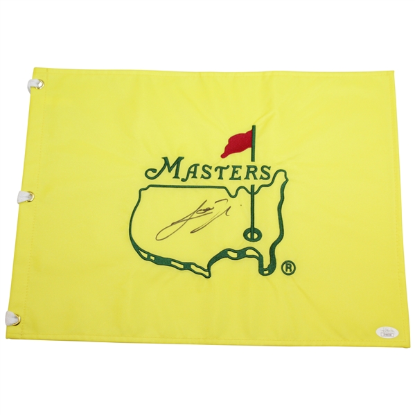 Joaquin Niemann Signed Undated Masters Embroidered Flag #JJ66330