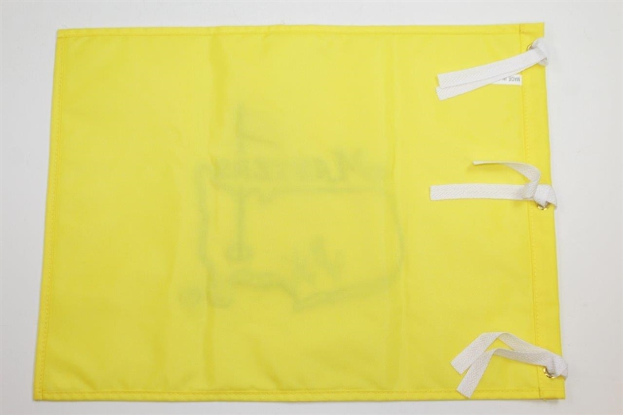 Scottie Scheffler Signed Undated Masters Embroidered Flag JSA #JJ66329
