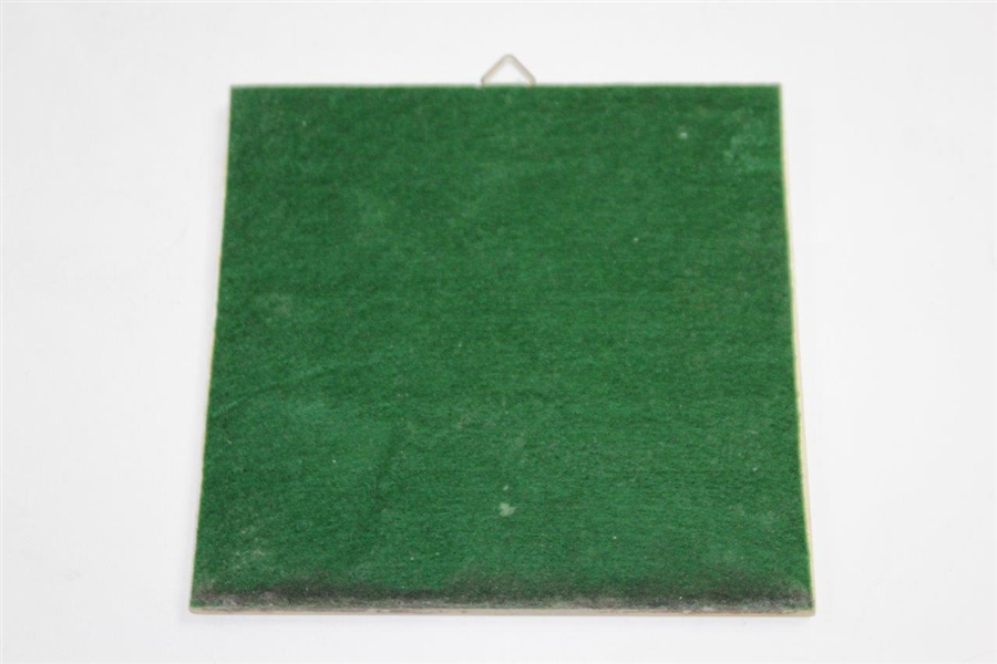 Augusta National Golf Club Clubhouse Green & White Hot Plate