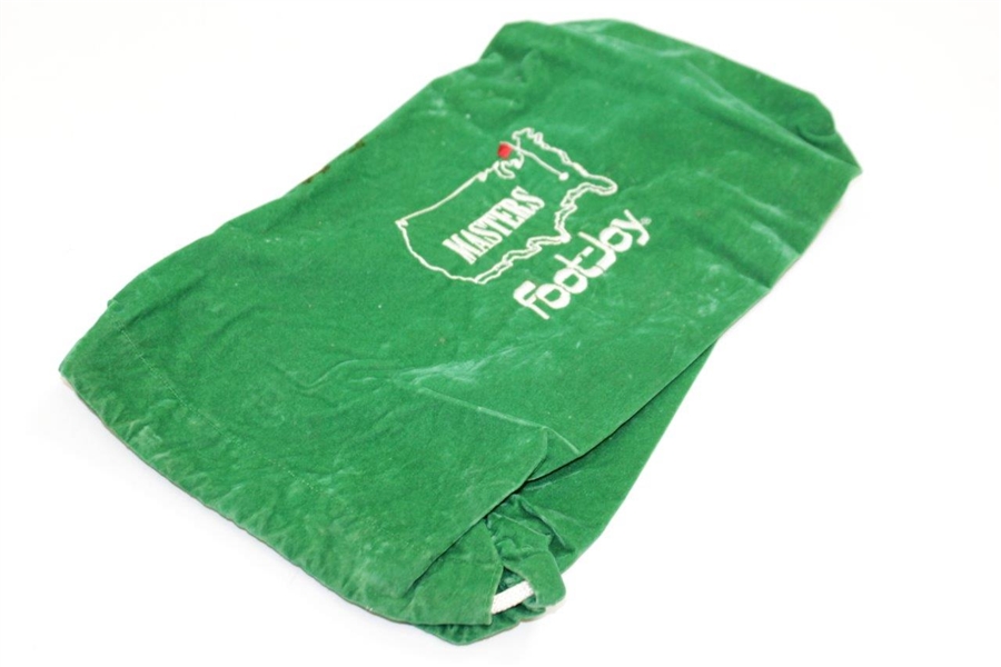Classic Masters Tournament Green Footjoy Golf Shoe Bag