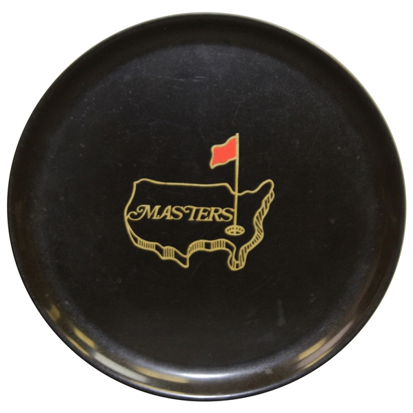 Masters Tournament Logo Black Couroc of Monterey Plate