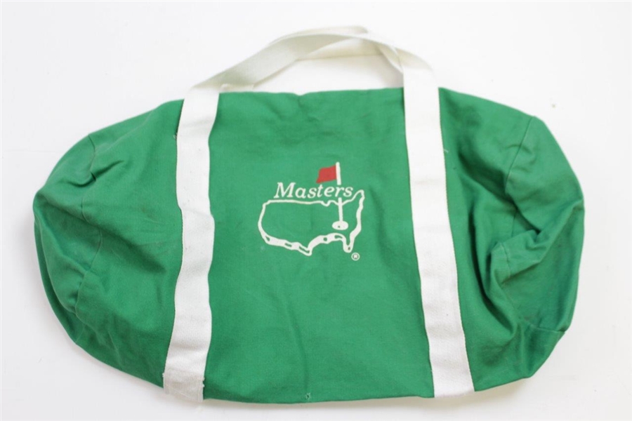 Classic Masters Green Canvas Duffel Bag